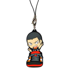 Haikyu!! Tanaka Ryunosuke Ichiban Kuji Touji Danketsu! Karasuno Rubber Strap Kyunchara Illustrations Sporin Prize K Keychains [USED]