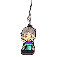 Haikyu!! Koushi Sugawara Ichiban Kuji Touji Danketsu! Karasuno Rubber Strap Kyunchara Illustrations Sporin Prize K Keychains [USED]
