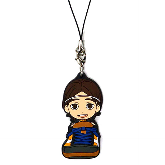 Haikyu!! Azumane Asahi Ichiban Kuji Touji Danketsu! Karasuno Rubber Strap Kyunchara Illustrations Sporin Prize K Keychains [USED]
