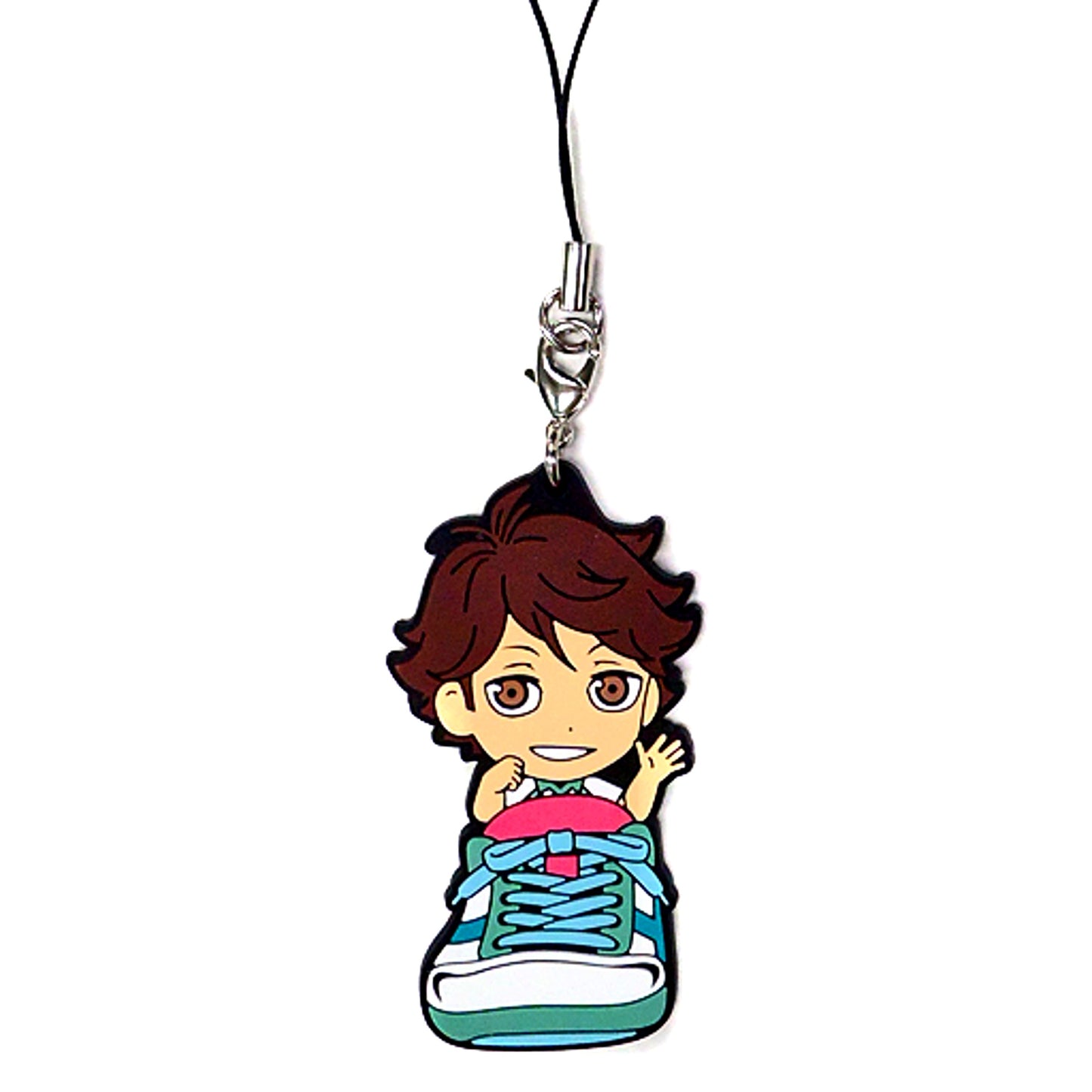 Toru Oikawa L Prize Rival School Rubber Strap Suporin Kyun Chara Illustrations Ichiban Kuji Haikyu Toshi Danketsu [USED]