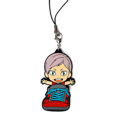 Haikyu!! Lev Haiba Ichiban Kuji Touji Danketsu! Rival School Rubber Strap Kyunchara Illustrations Sporin Prize L Keychains [USED]