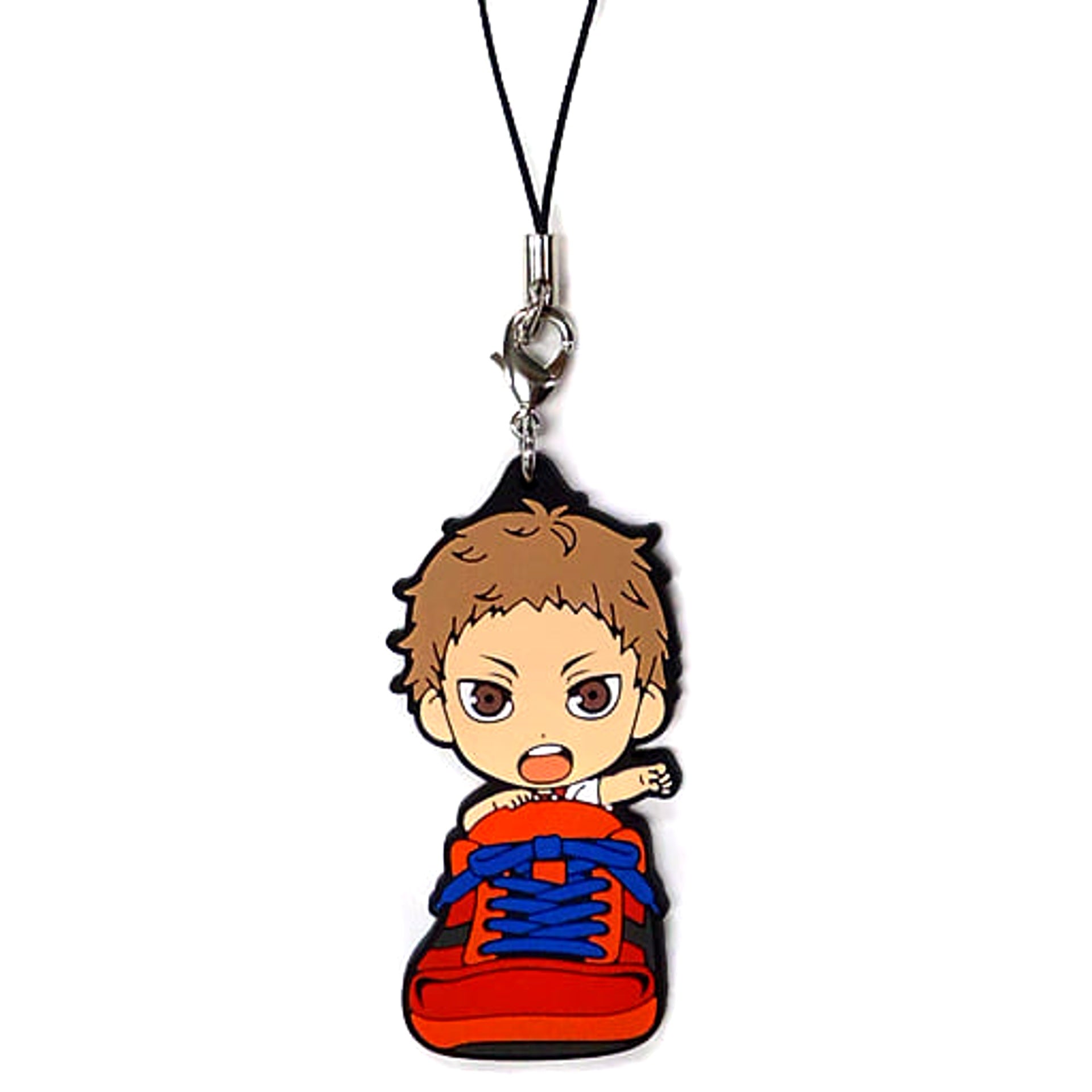 Haikyu!! Morisuke Yaku Ichiban Kuji Touji Danketsu! Rival School Rubber Strap Kyunchara Illustrations Sporin Prize L Keychains [USED]