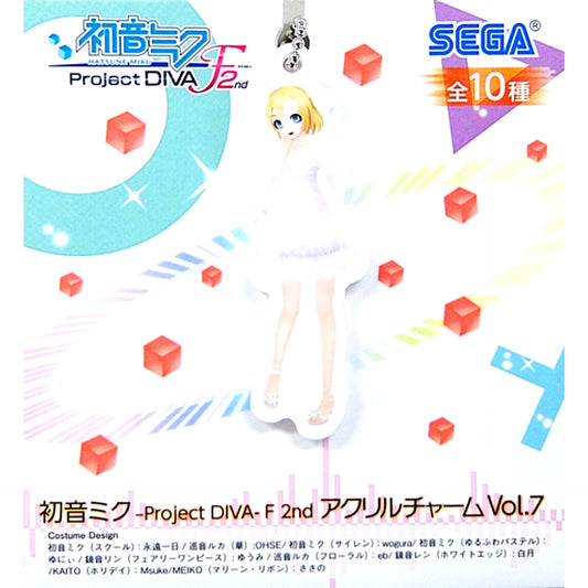 Kagamine Rin Hatsune Miku Project DIVA F 2nd Acrylic Charm Vol 7 Fairy One Piece [USED]