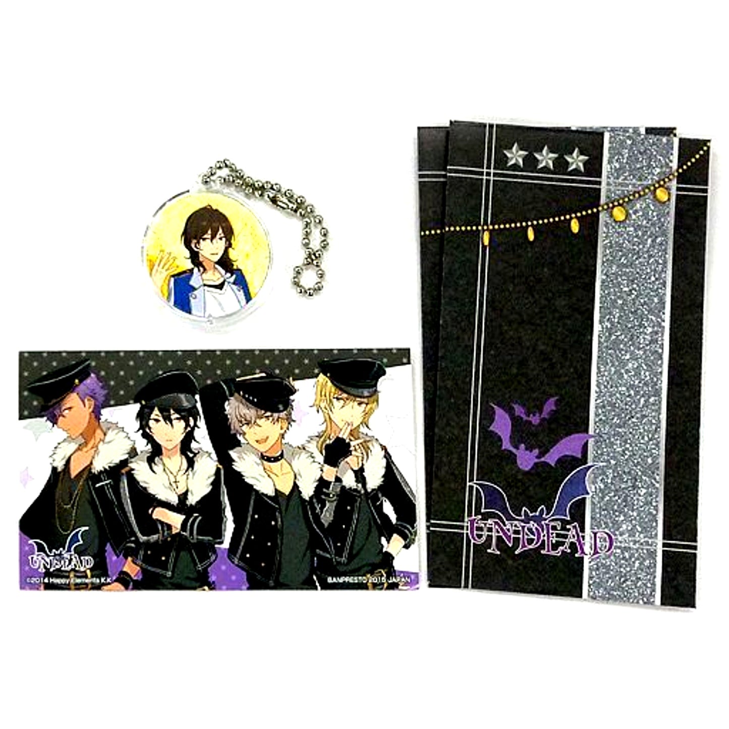 Rei Sakuma & UNDEAD Torupaca! Ensemble Stars! Pochibukuro Kuji Collect Charm with Sticker + Envelope Prize A [USED]