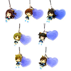 Set of 7 Prize I The Idolmaster Cinderella Girls PART1 Ichiban Kuji Premium Kyun Chara Accent Strap [USED]