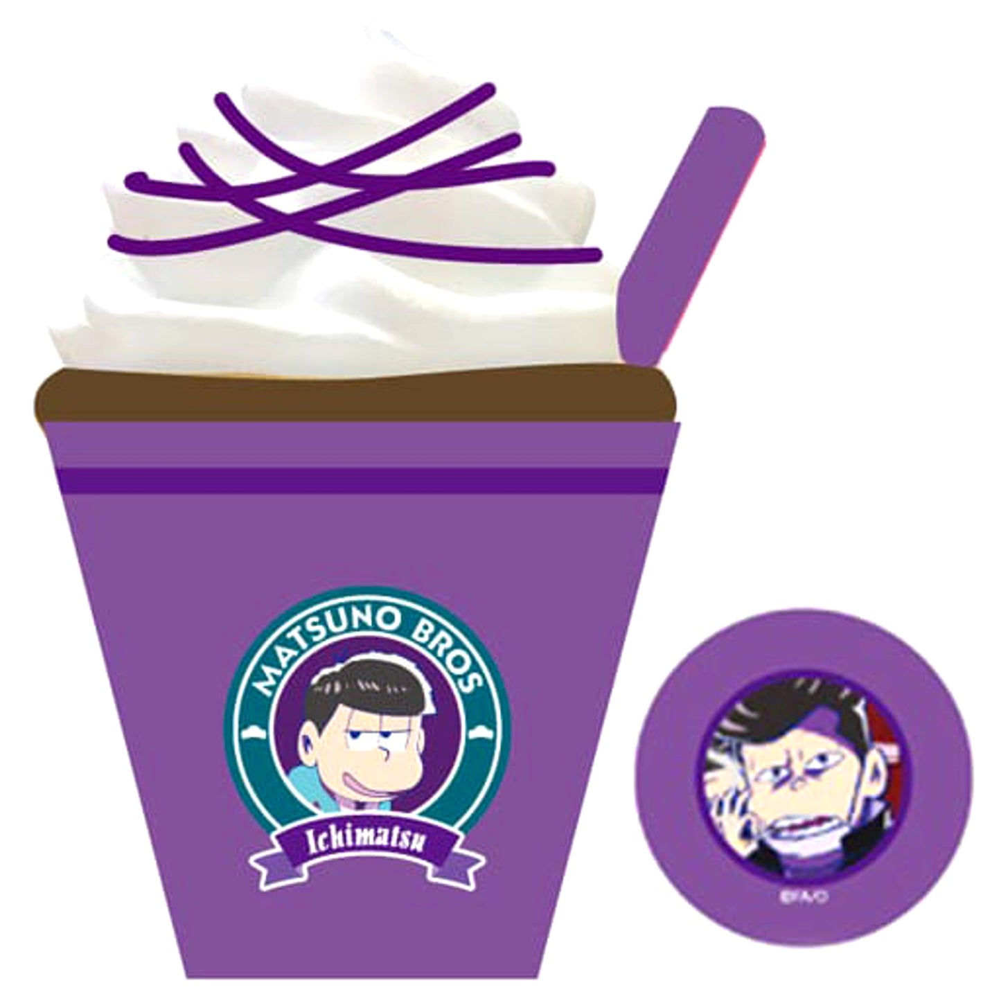 Mr. Osomatsu Ichimatsu Puni Puni Mascot Keychains [USED]