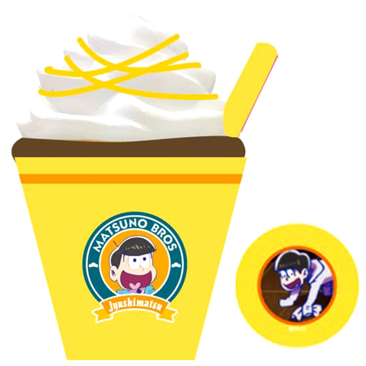 Mr. Osomatsu Jyushimatsu Puni Puni Mascot Keychains [USED]
