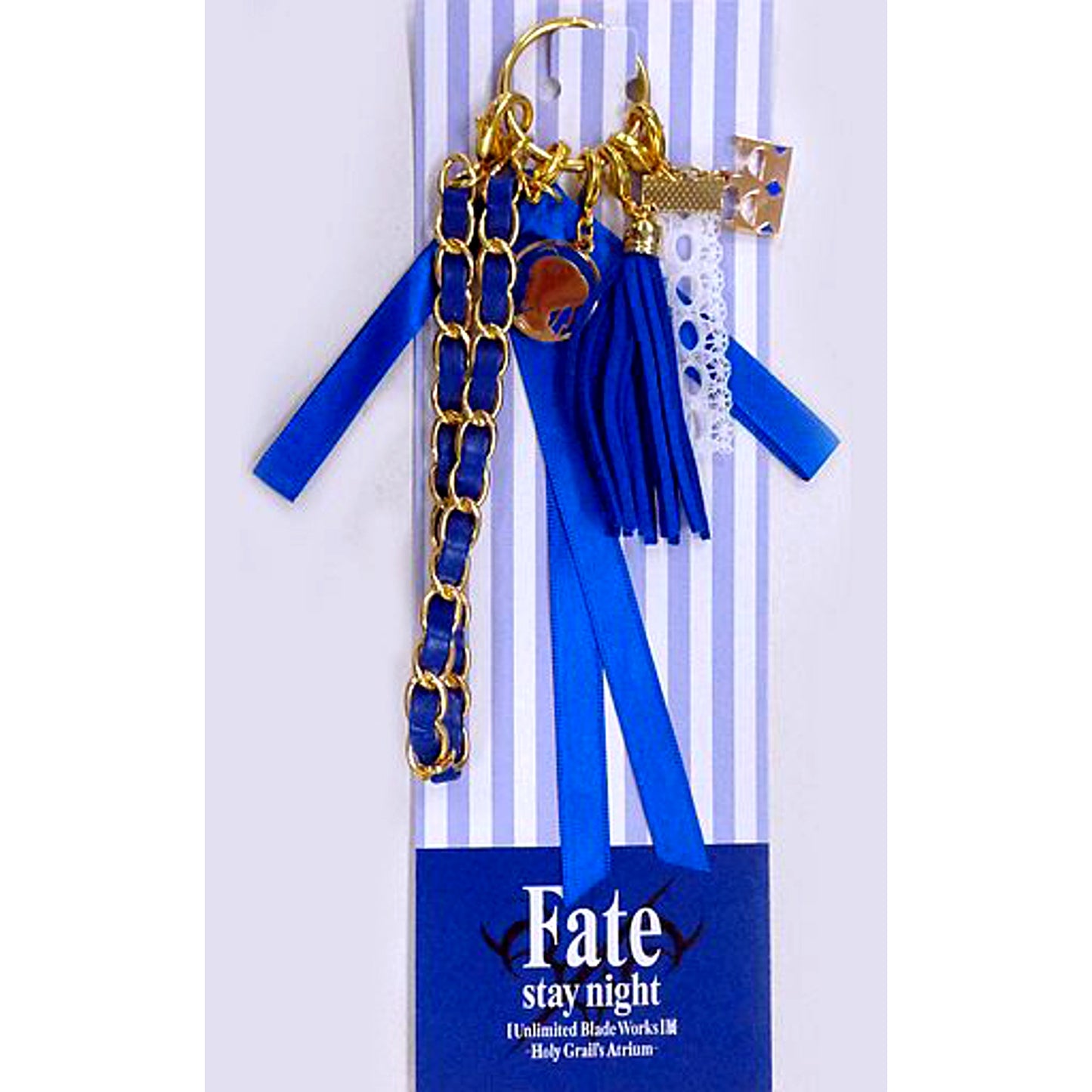 Saber Fate/stay night Unlimited Blade Works Exhibition Holy Grail's Atrium Ribbon Charm [USED]