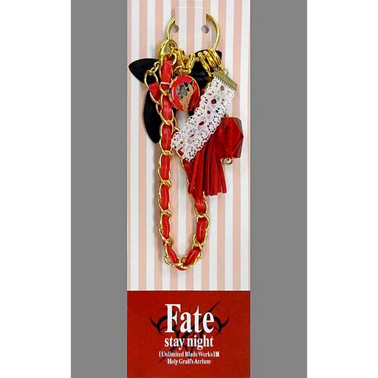 Rin Tohsaka Fate/stay night Unlimited Blade Works Exhibition Holy Grail's Atrium Ribbon Charm [USED]