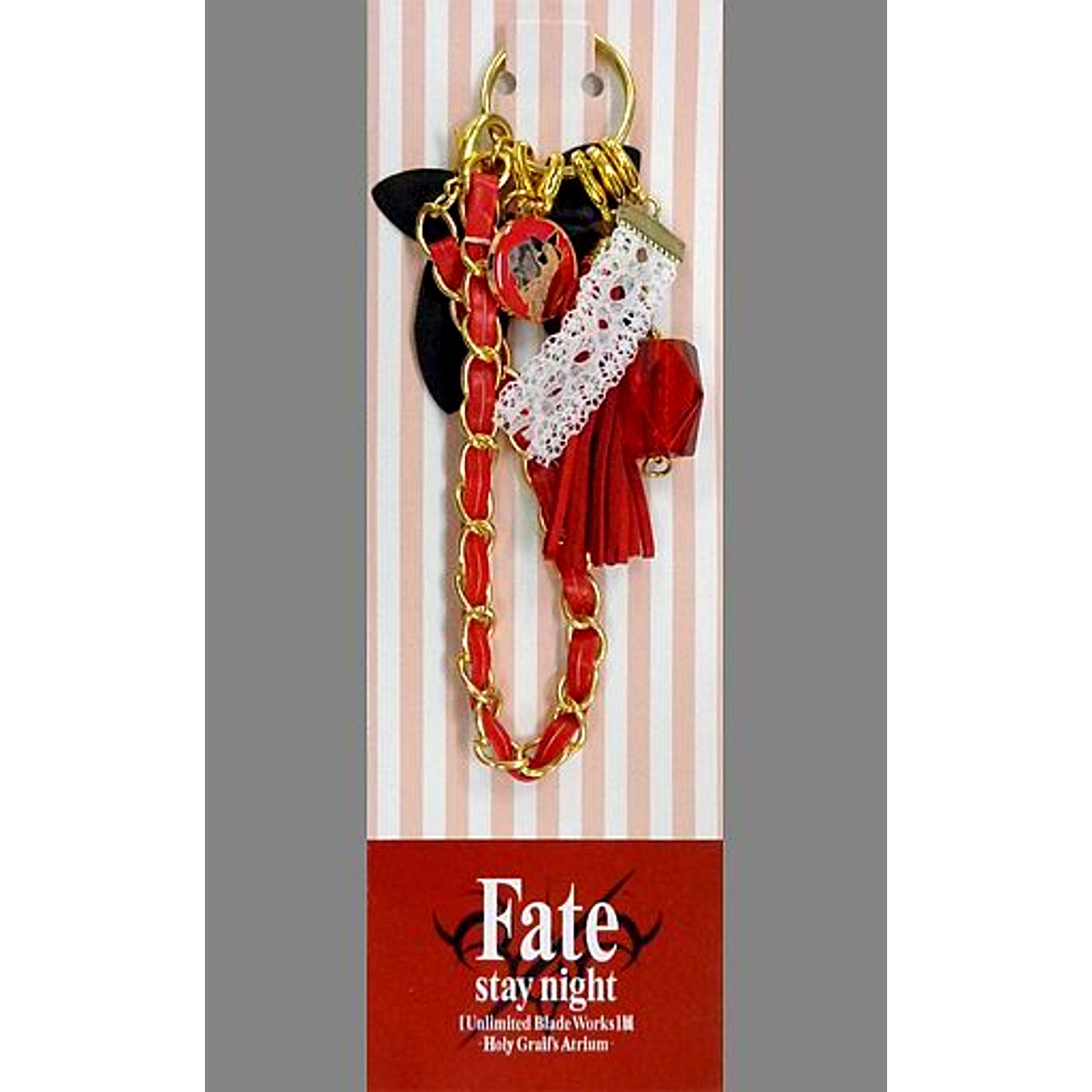 Rin Tohsaka Fate/stay night Unlimited Blade Works Exhibition Holy Grail's Atrium Ribbon Charm [USED]