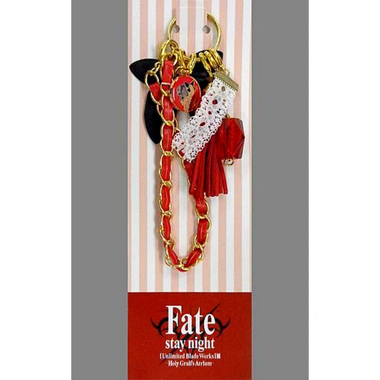 Rin Tohsaka Fate/stay night Unlimited Blade Works Exhibition Holy Grail's Atrium Ribbon Charm [USED]