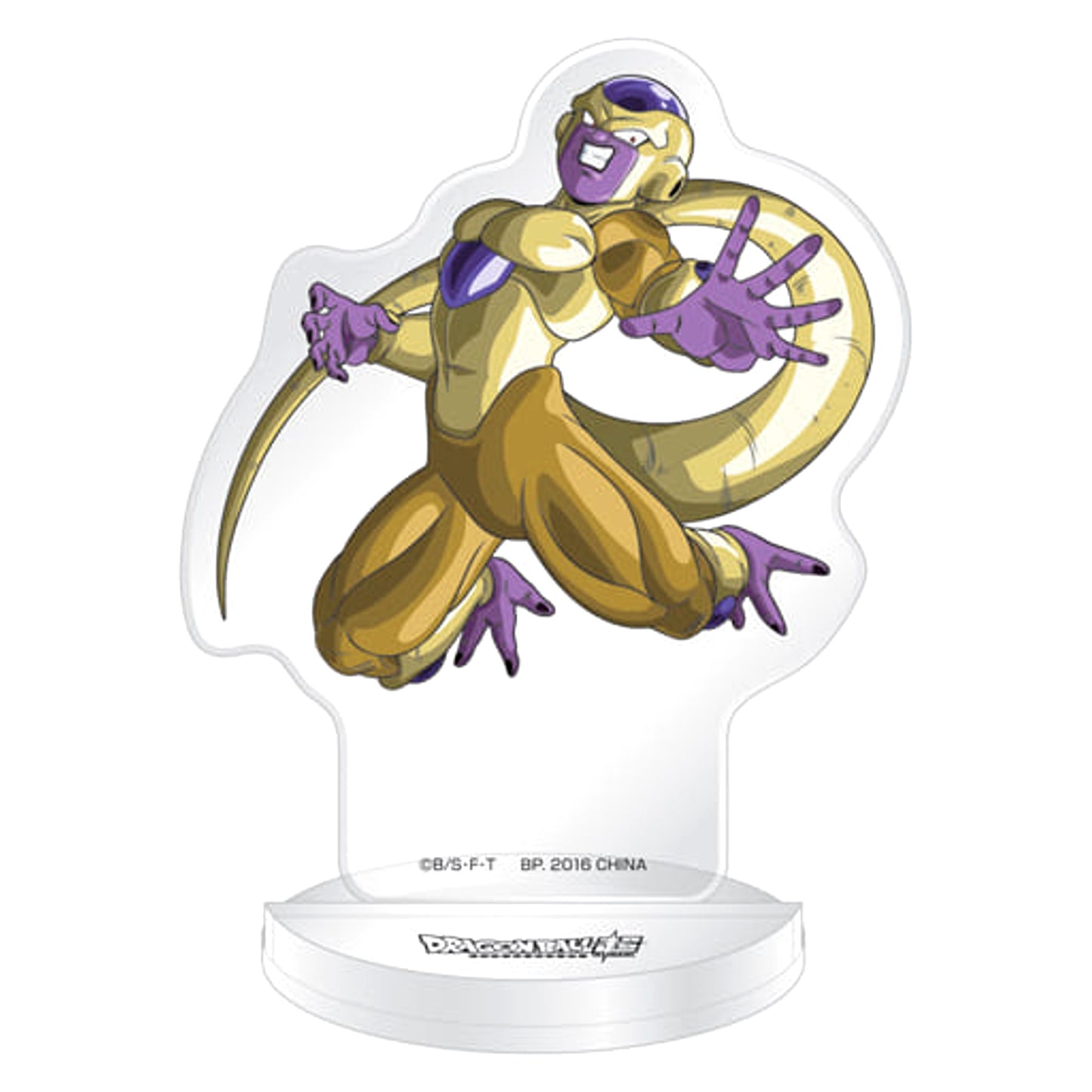 Dragon Ball Ichiban Kuji Super Rival Legend Golden Frieza Fierce Battle Acrylic Stand Prize G Acrylic Stands [USED]