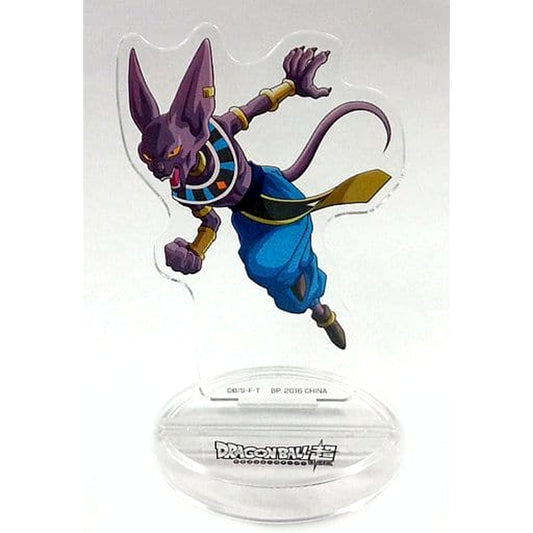 Dragon Ball Beerus Ichiban Kuji Super Rival Retsuden Fierce Battle Acrylic Stand Prize G Acrylic Stands [USED]