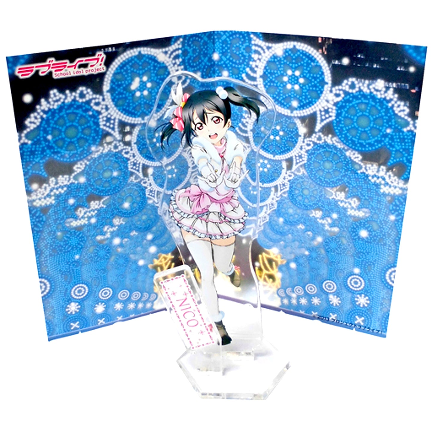 Nico Yazawa Snow halation Ver. Acrylic Stand Panel Love Live! x Sega Winter Campaign [USED]