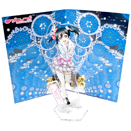 Nico Yazawa Snow halation Ver. Acrylic Stand Panel Love Live! x Sega Winter Campaign [USED]