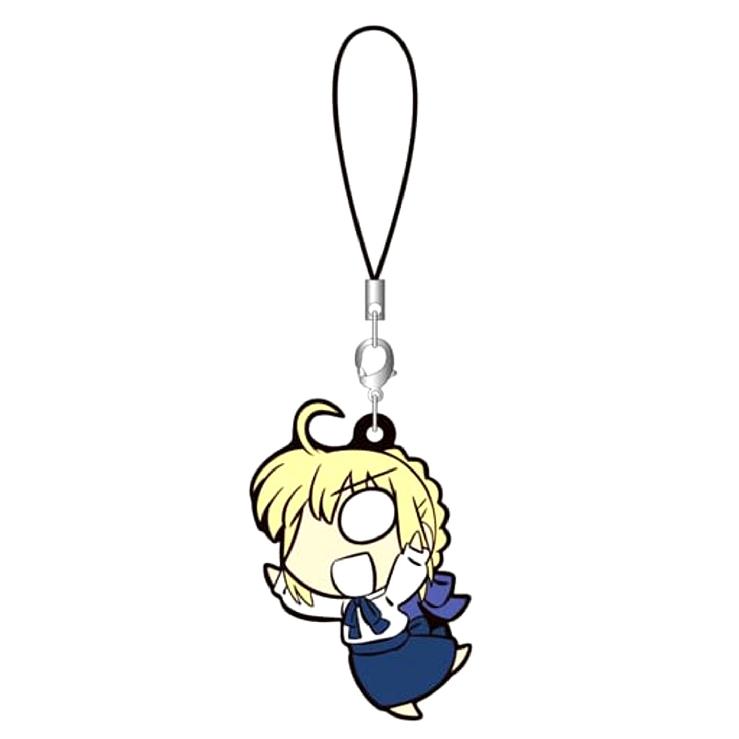 Fate/Grand Order Artoria Saber Gudaguda Rubber Strap Vol.1 [USED]