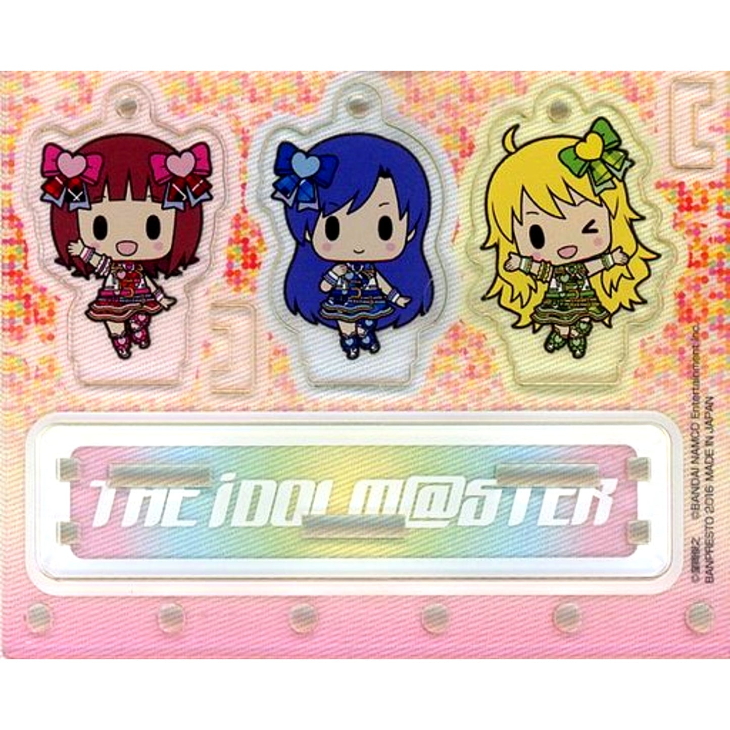 Haruka Amami & Chihaya Kisaragi & Miki Hoshii THE IDOLM@STER Atsumator Acrylic Plate [USED]
