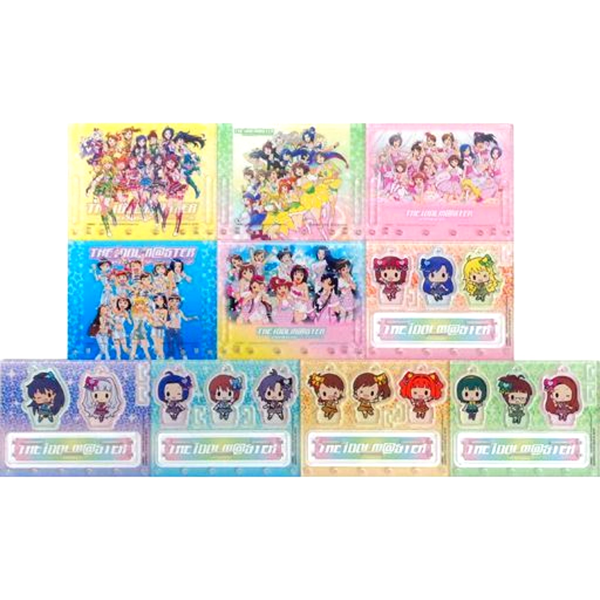 Set of 10 THE IDOLM@STER Atsumator Acrylic Plate [USED]