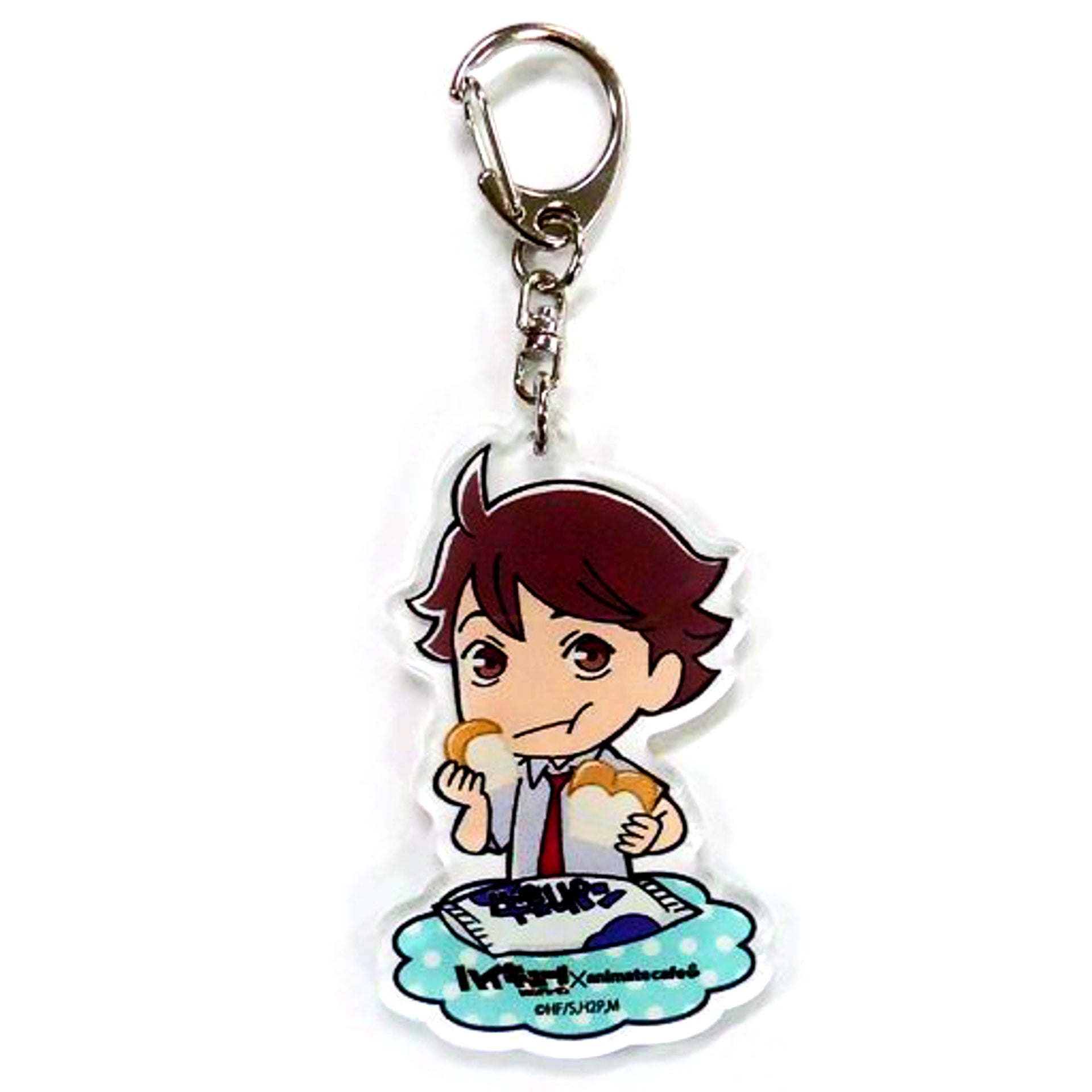 Toru Oikawa Haikyu!! Second Season x animate cafe Trading Acrylic Keychain [USED]