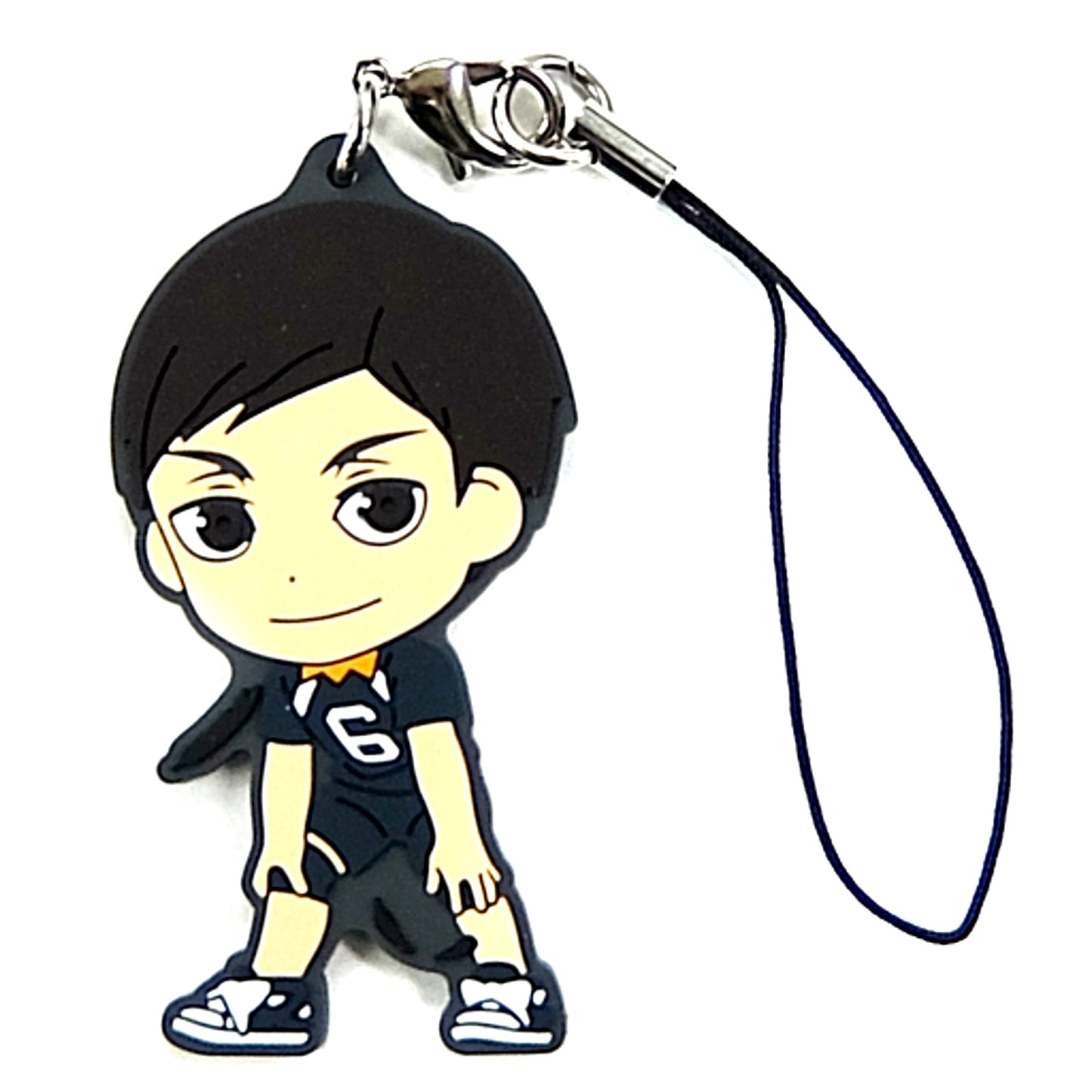 Chikara Ennoshita K Prize Karasuno Rubber Strap Kyun Chara Illustrations Ichiban Kuji Haikyu Shukumei no Taiketsu [USED]