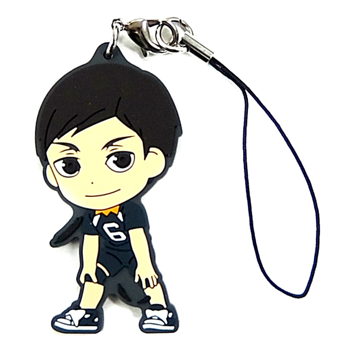 Chikara Ennoshita K Prize Karasuno Rubber Strap Kyun Chara Illustrations Ichiban Kuji Haikyu Shukumei no Taiketsu [USED]
