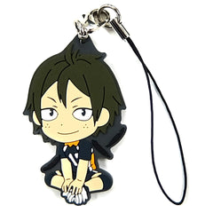 Haikyu!! Tadashi Yamaguchi Ichiban Kuji Fateful Showdown! Karasuno Vs Aoba Johsai! Karasuno Rubber Strap Kyunchara Illustrations Prize K Keychains [USED]