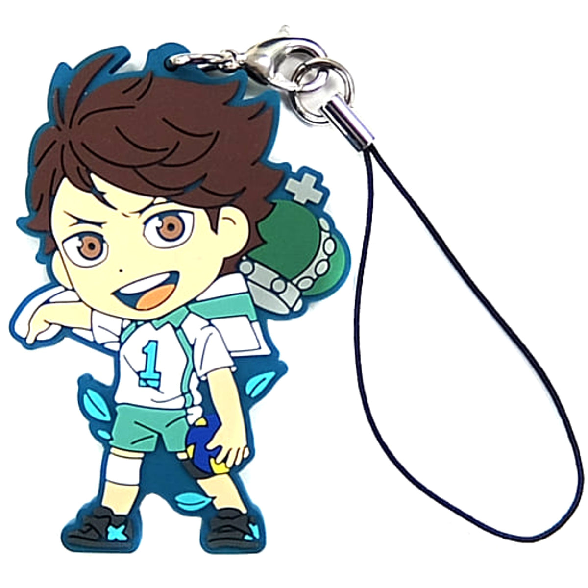 Haikyu!! Toru Oikawa Ichiban Kuji Fateful Showdown! Karasuno Vs Aoba Johsai! Rival School Rubber Strap Kyunchara Illustrations Prize L Keychains [USED]