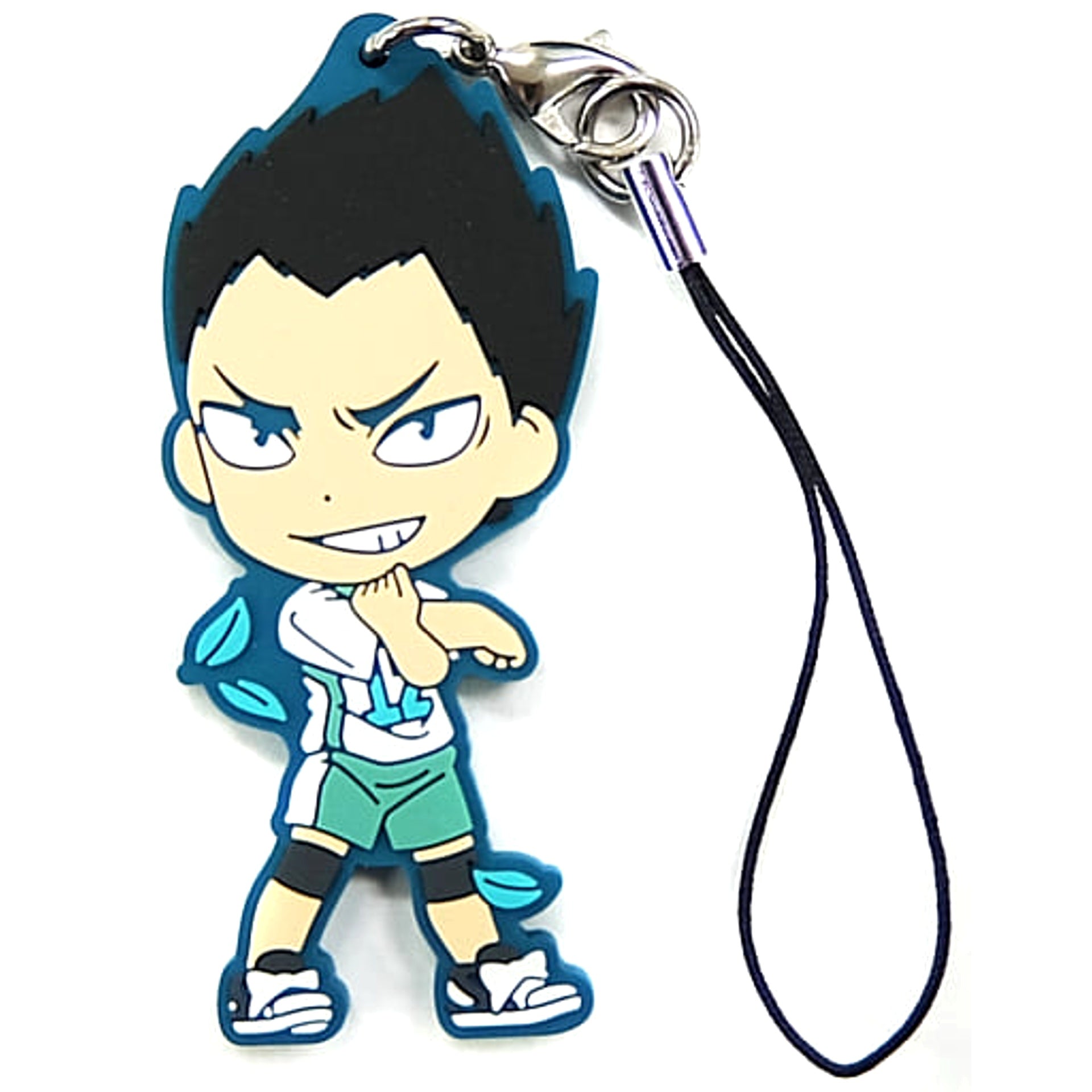 Haikyu!! Yutaro Kindaichi Ichiban Kuji Fateful Showdown! Karasuno Vs Aoba Johsai! Rival School Rubber Strap Kyunchara Illustrations Prize L Keychains [USED]