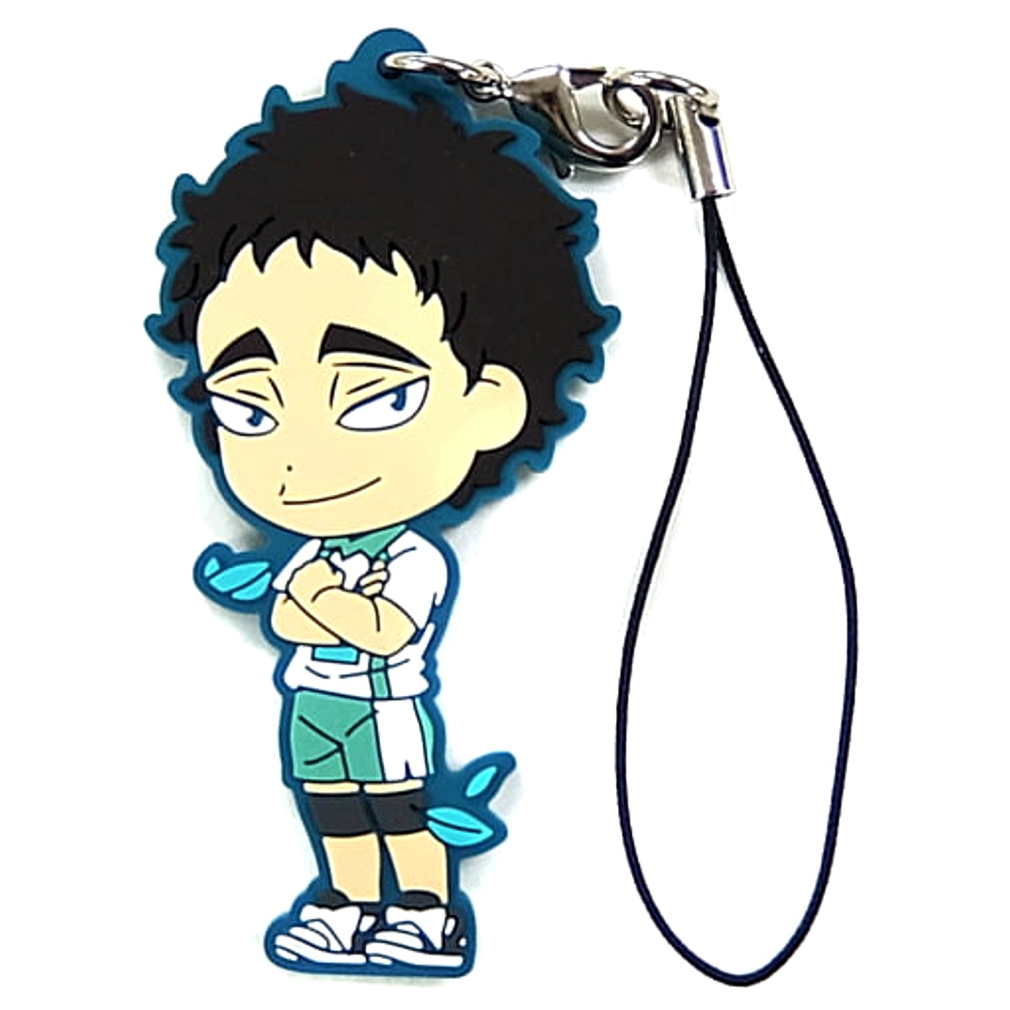 Haikyu!! Issei Matsukawa Ichiban Kuji Fateful Showdown! Karasuno Vs Aoba Johsai! Rival School Rubber Strap Kyunchara Illustrations Prize L Keychains [USED]
