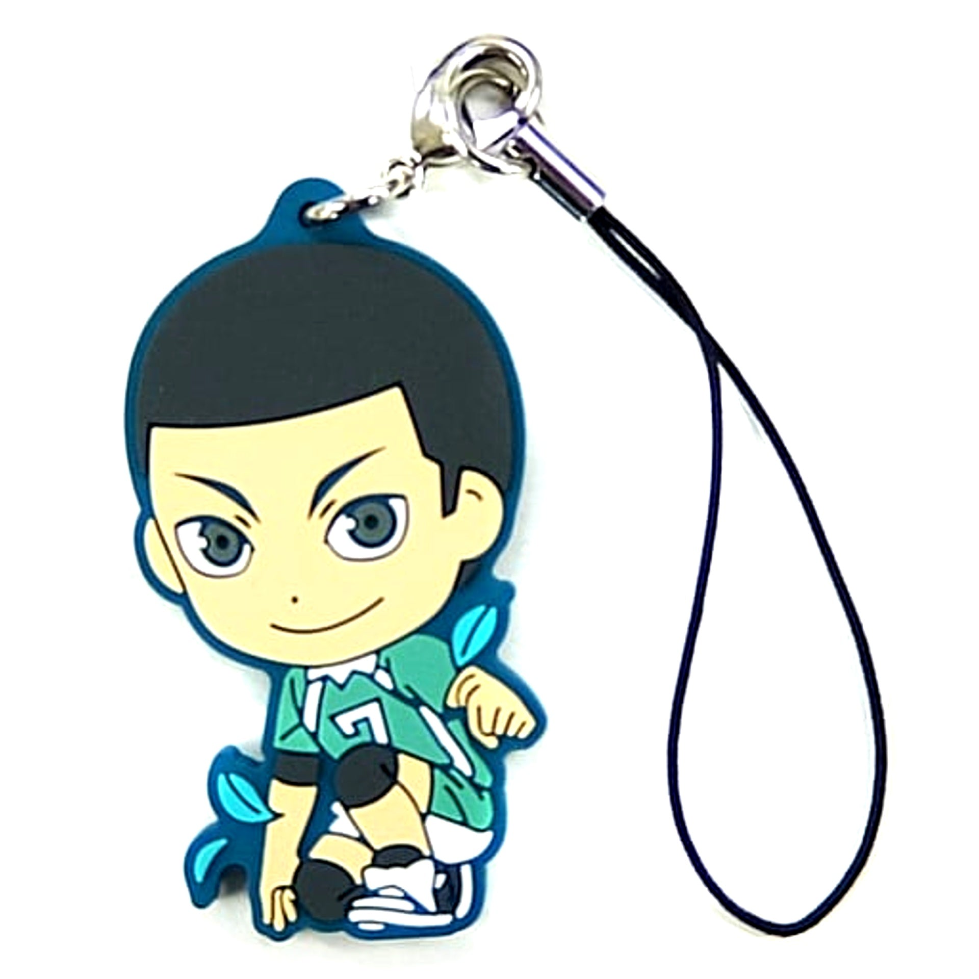 Shinji Watari Haikyu!! Ichiban Kuji Fateful Showdown! Karasuno Vs Aoba Johsai! Rival School Rubber Strap Kyunchara Illustrations Prize L [USED]