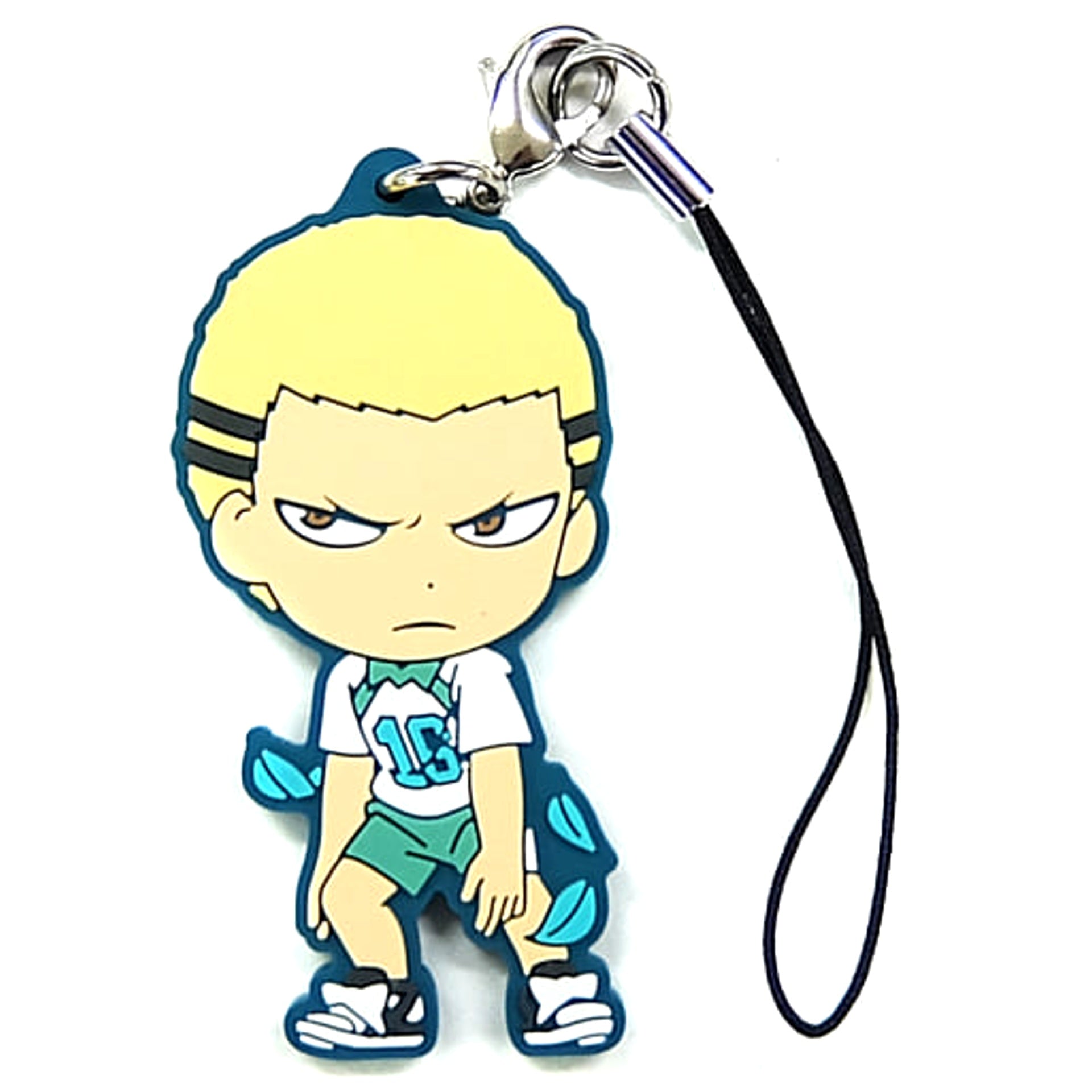 Haikyu!! Kentaro Kyotani Ichiban Kuji Fateful Showdown! Karasuno Vs Aoba Johsai! Rival School Rubber Strap Kyunchara Illustrations Prize L Keychains [USED]