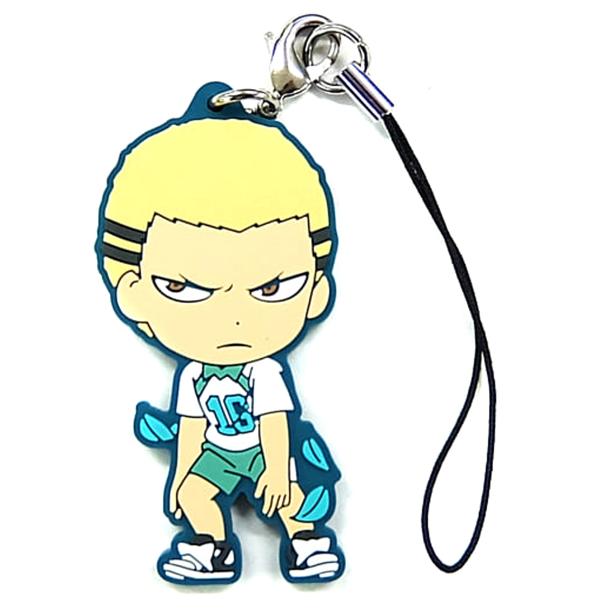 Haikyu!! Kentaro Kyotani Ichiban Kuji Fateful Showdown! Karasuno Vs Aoba Johsai! Rival School Rubber Strap Kyunchara Illustrations Prize L Keychains [USED]