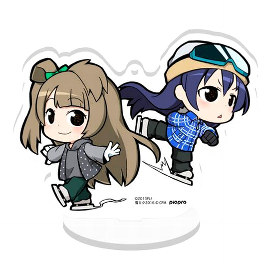 Kotori Minami & Umi Sonoda Acrylic Stand Love Live! Muse x SNOW MIKU 2016 [USED]