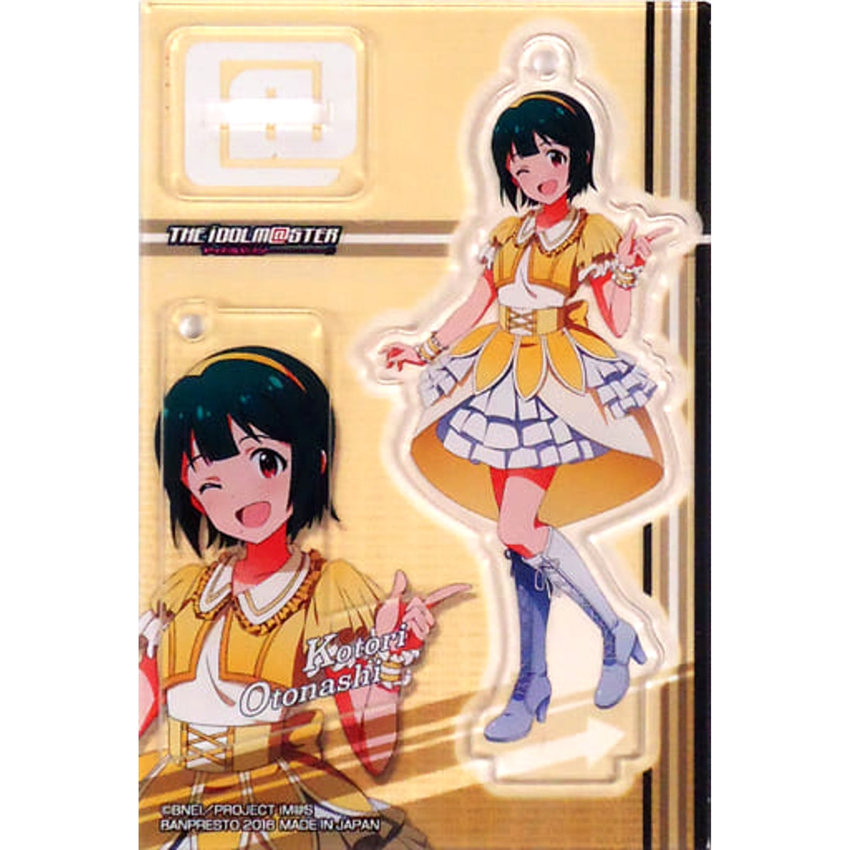 THE IDOLM@STER Otonashi Kotori Amusement Ichiban Kuji Atsumeiter Acrylic Plate Prize B Acrylic Stands [USED]