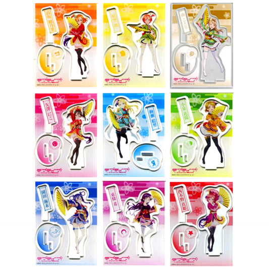 Set of 9 Acrylic Stand Love Live! x Sega Theatrical Release Commemoration Campaign Item [USED]
