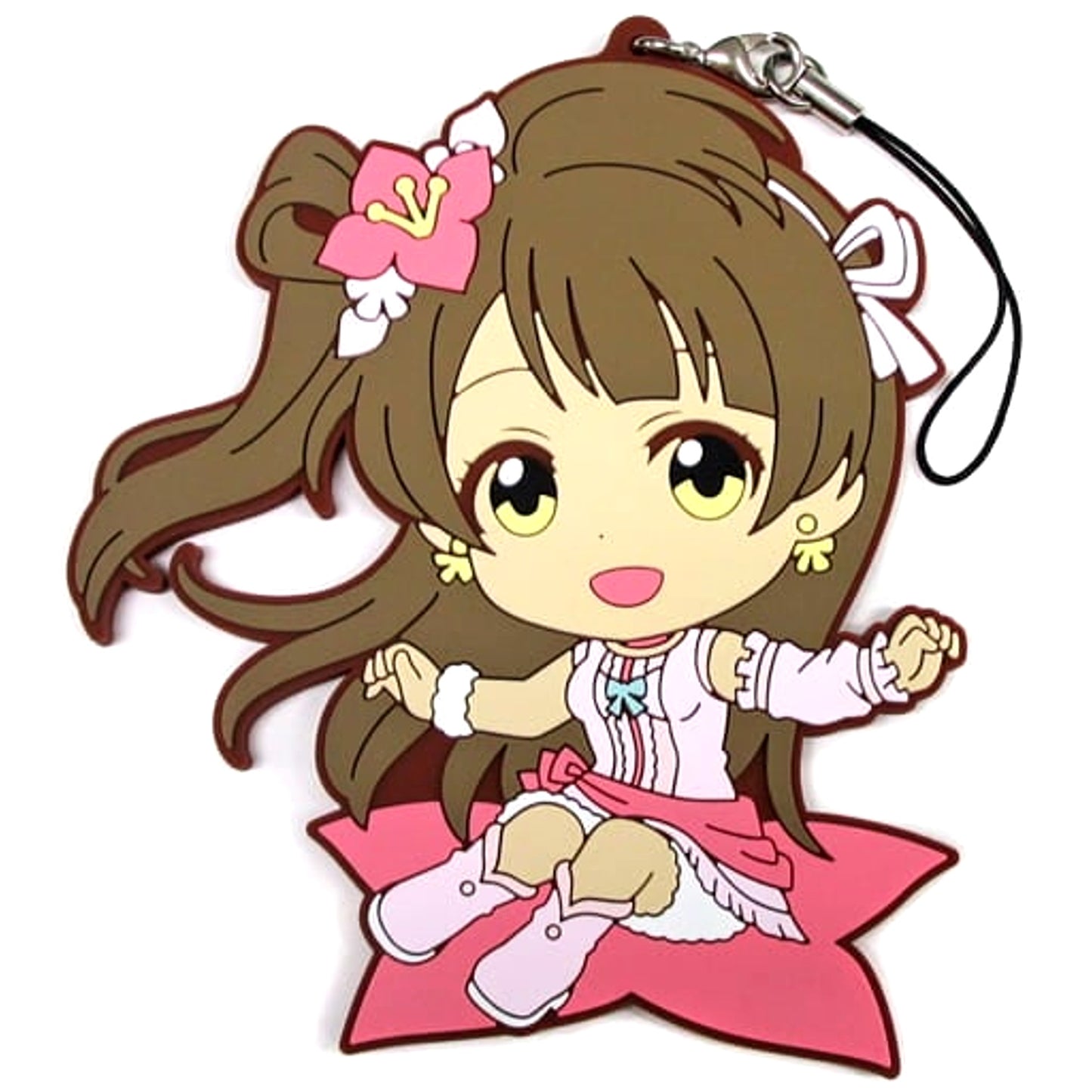 Love Live! The School Idol Movie Kotori Minami Ichiban Kuji Premium Big Rubber Strap Kyunchara Illustrations Prize L [USED]