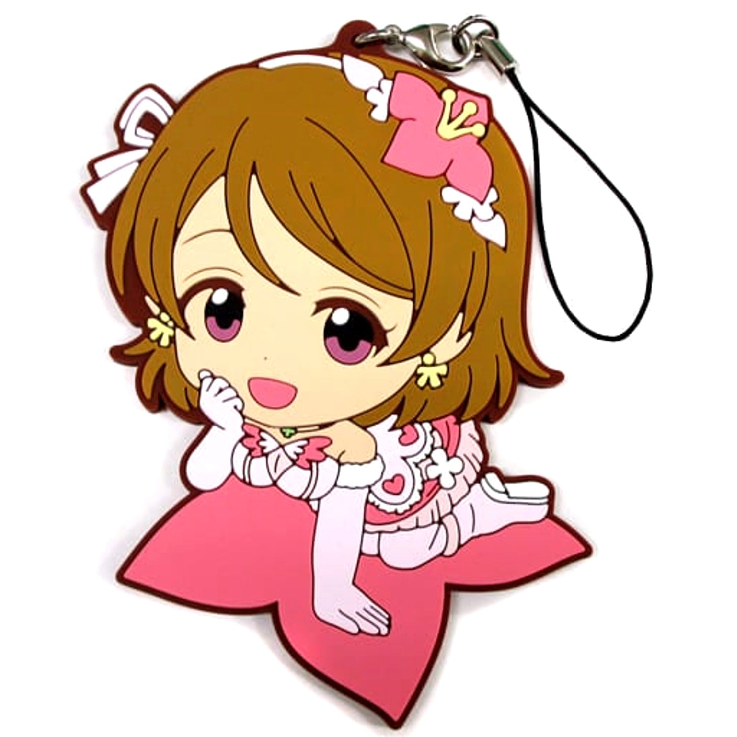 Love Live! The School Idol Movie Hanayo Koizumi Ichiban Kuji Premium Big Rubber Strap Kyunchara Illustrations Prize L [USED]