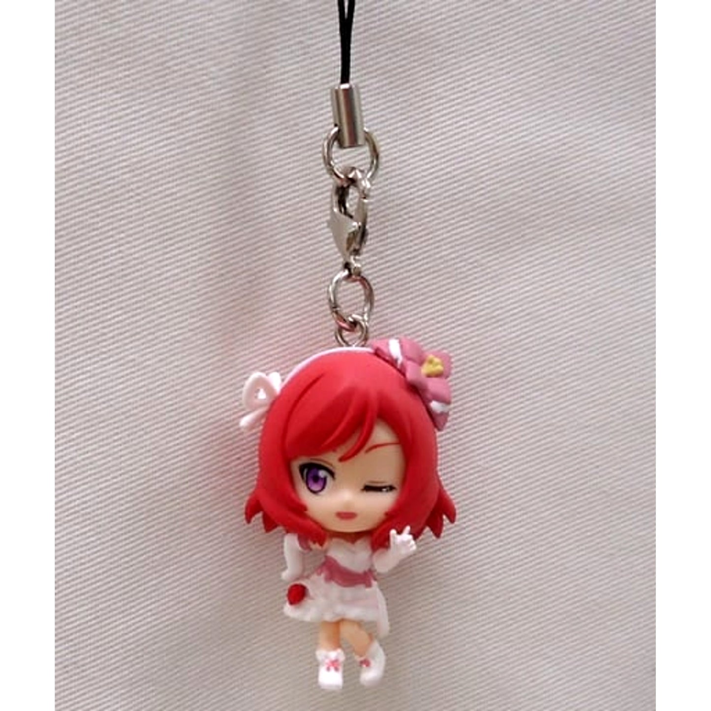 Love Live! The School Idol Movie Maki Nishikino Ichiban Kuji Premium Strap Kyunchara Accent Prize M [USED]