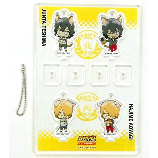 Junta Teshima & Hajime Aoyagi S Prize Acrylic Stand Yowamushi Pedal GRANDE ROAD in Namjatown COMPILATIONS High Rotation Garapon RETURNS [USED]
