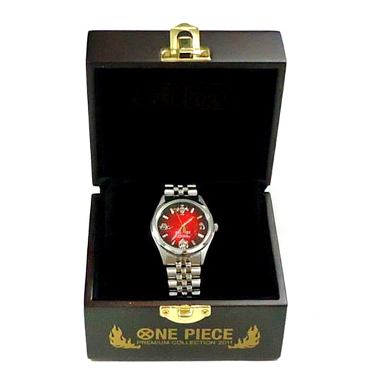 Portgas D. Ace Fire Fist One Piece Official Memorial Watch Flame Memories Limited Edition Size M [USED]