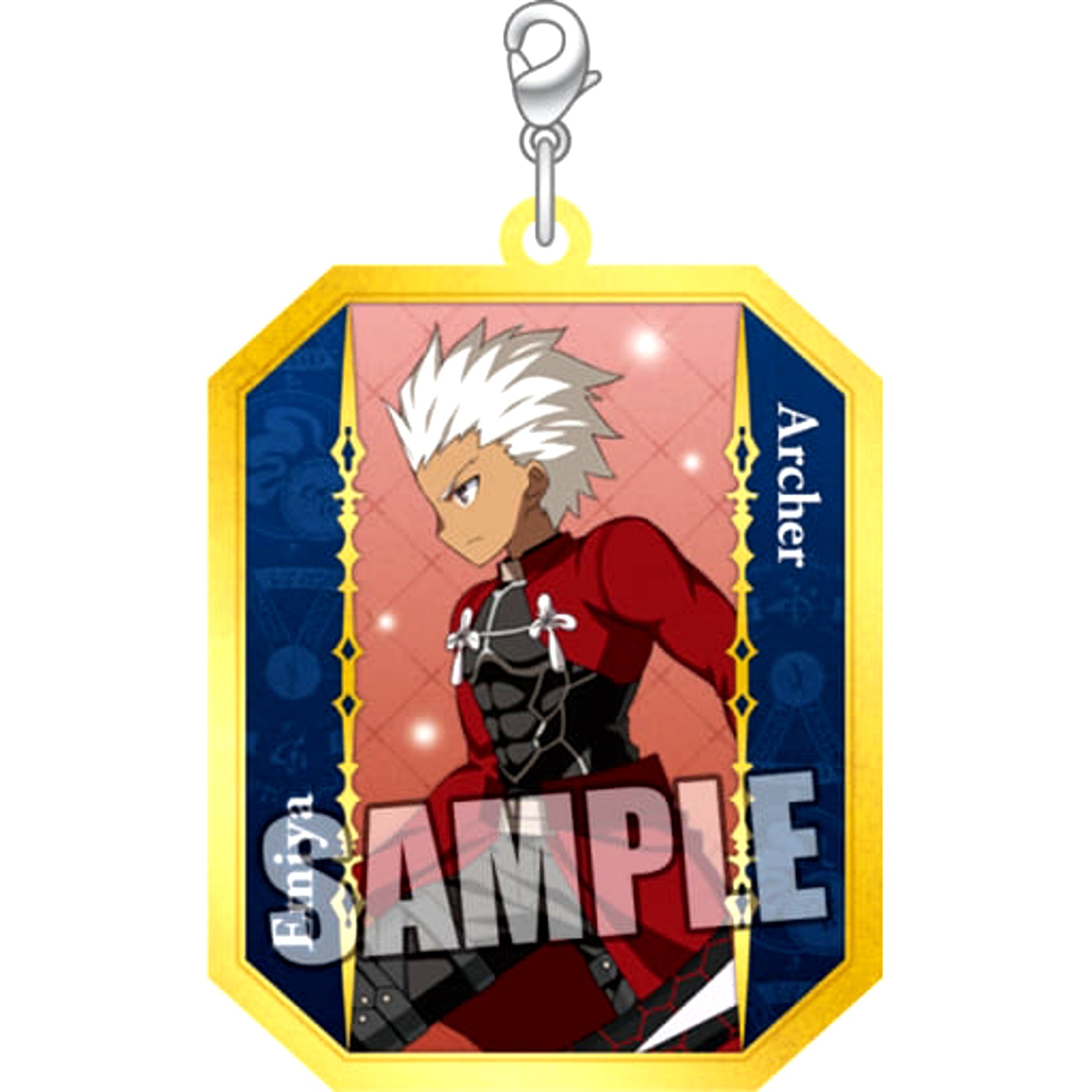 Fate/Grand Order Emiya Archer Trading Zipper Mascot [USED]