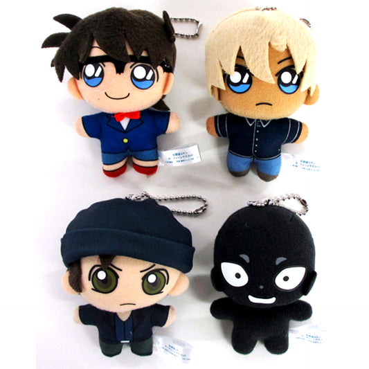 Set of 4 Detective Conan Keychain Mascot [USED]