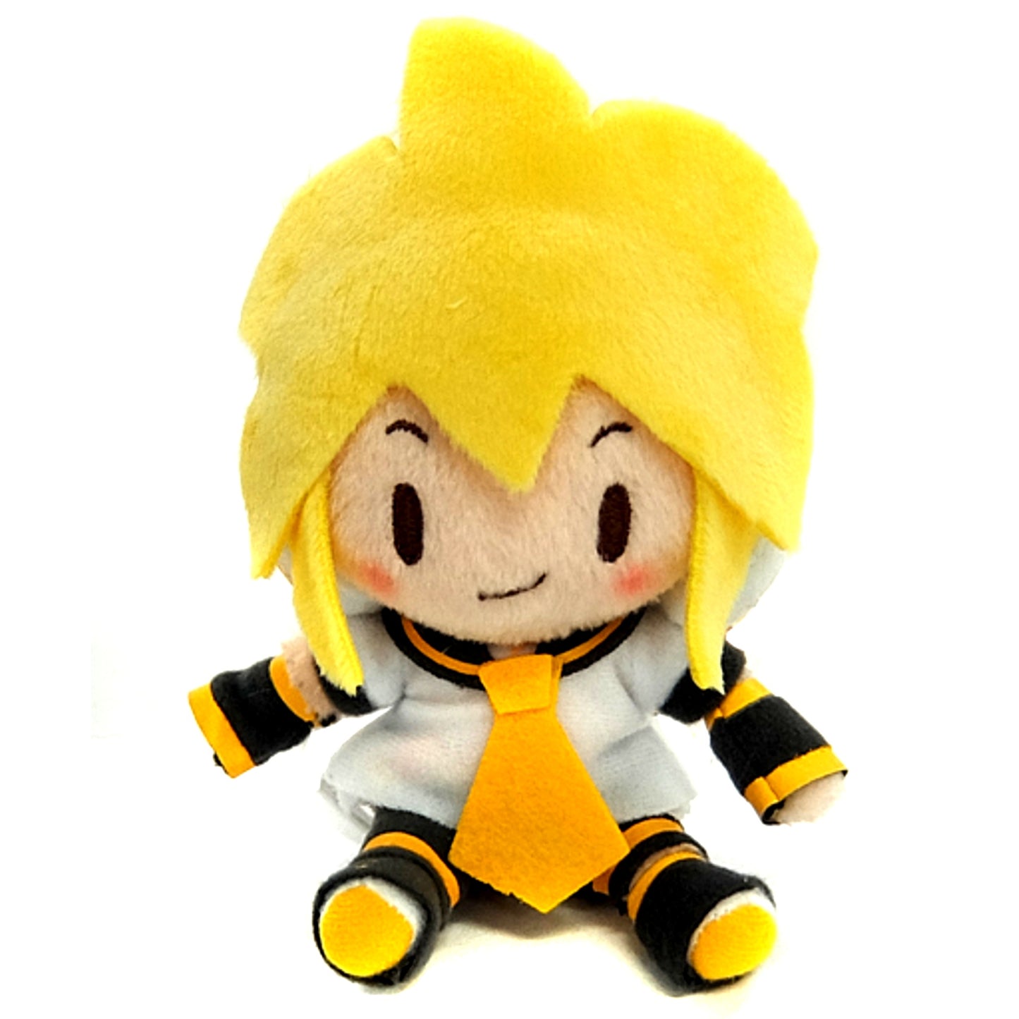 Len Kagamine Fluffy Keychain Mascot Rin & Len & Luka Vocaloid [USED]