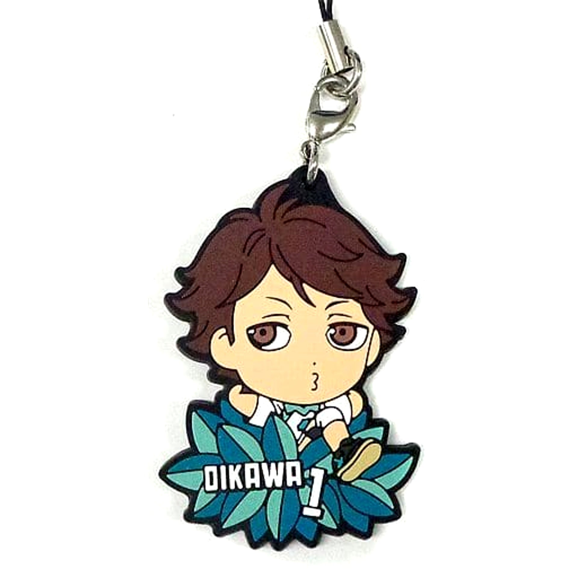 Haikyu!! Toru Oikawa Ichiban Kuji Eiyuu Gouketsu!! Rival School Rubber Strap Kyunchara Illustrations Prize N Keychains [USED]