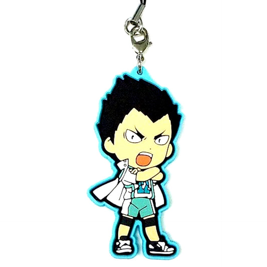 Yutaro Kindaichi Haikyu!! Ichiban Kuji Eiyuu Gouketsu!! Rival Aoba Johsai Rubber Strap Kyunchara Illustrations Prize H [USED]
