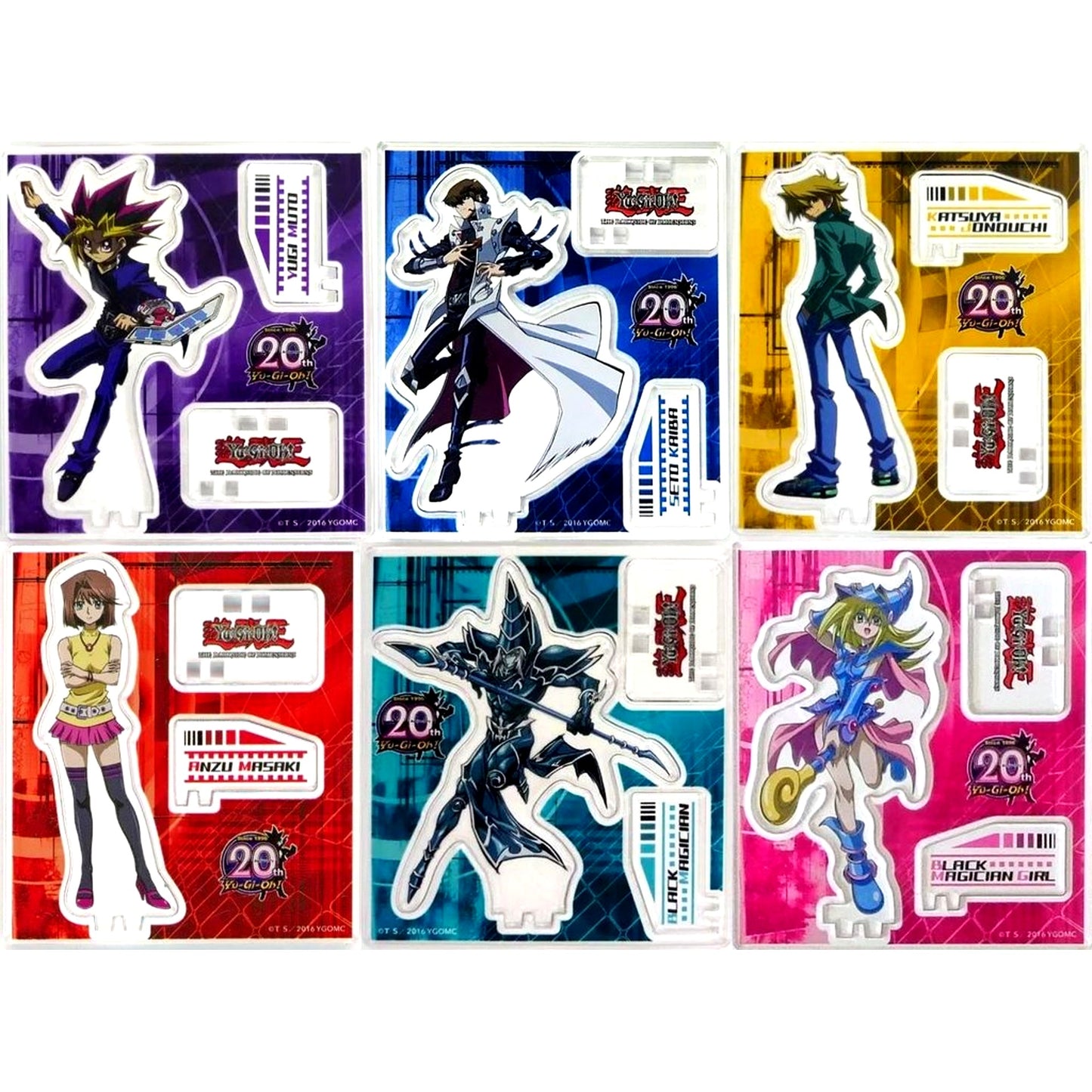 Set of 6 Yu-Gi-Oh! x Anime Plaza Ikebukuro Store Yu-Gi-Oh! Cafe Acrylic Diorama Stand [USED]