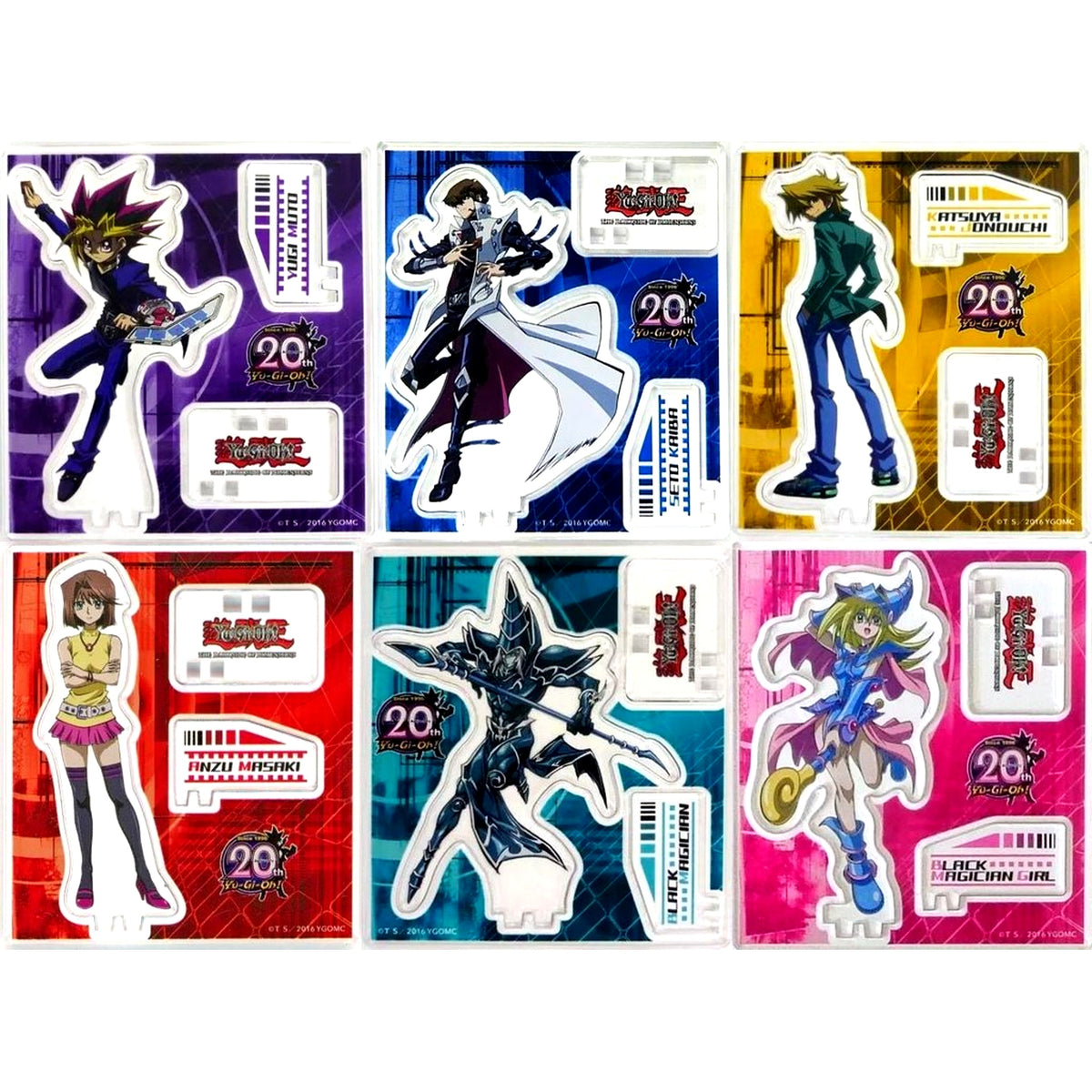 Set of 6 Yu-Gi-Oh! x Anime Plaza Ikebukuro Store Yu-Gi-Oh! Cafe Acrylic Diorama Stand [USED]