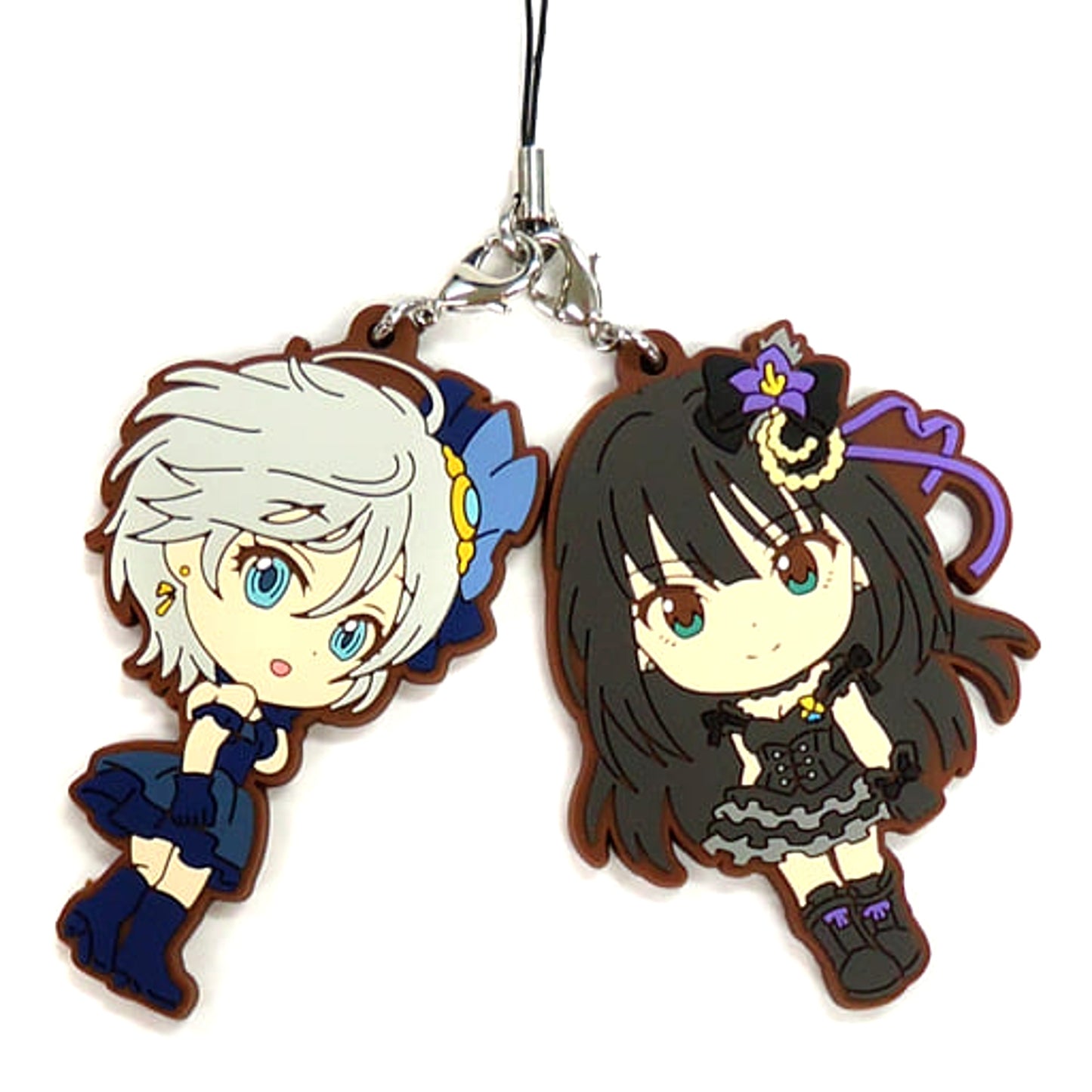 THE IDOLM@STER Cinderella Girls Anastasia Rin Shibuya 346 Production Ver. Ichiban Kuji Premium Part2 Rubber Charm Kyunchara Illustrations Prize G [USED]