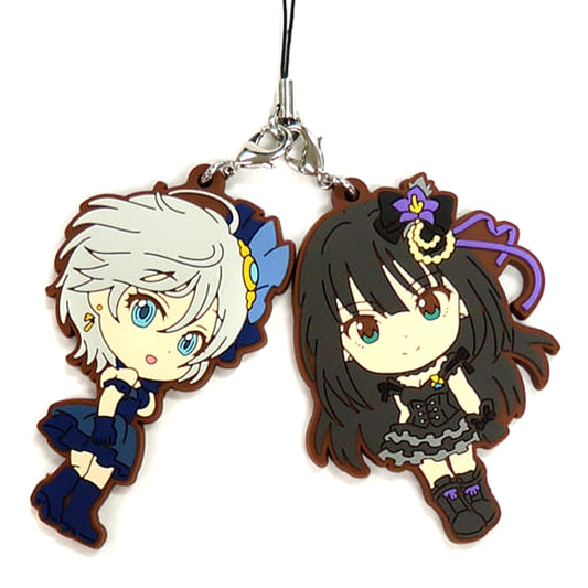 THE IDOLM@STER Cinderella Girls Anastasia Rin Shibuya 346 Production Ver. Ichiban Kuji Premium Part2 Rubber Charm Kyunchara Illustrations Prize G [USED]
