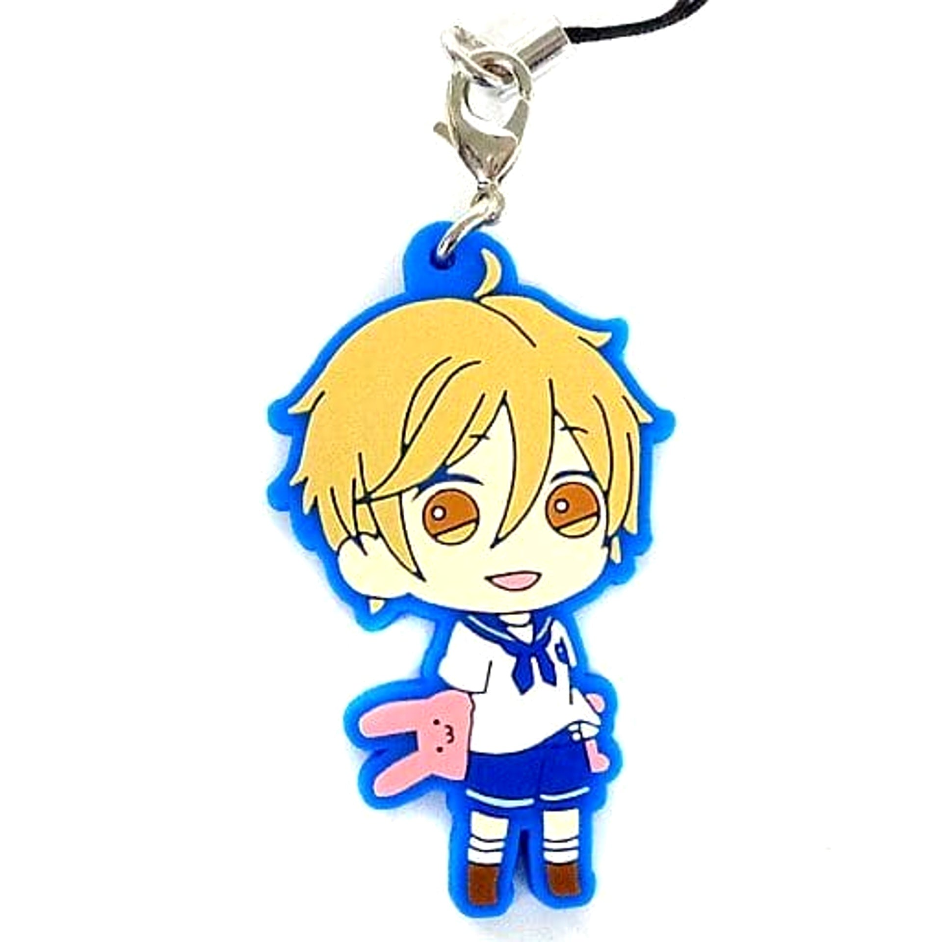 Ensemble Stars! Tomoya Mashiro Ichiban Kuji First Live! Wai Wai! Rubber Strap Prize L Keychains [USED]